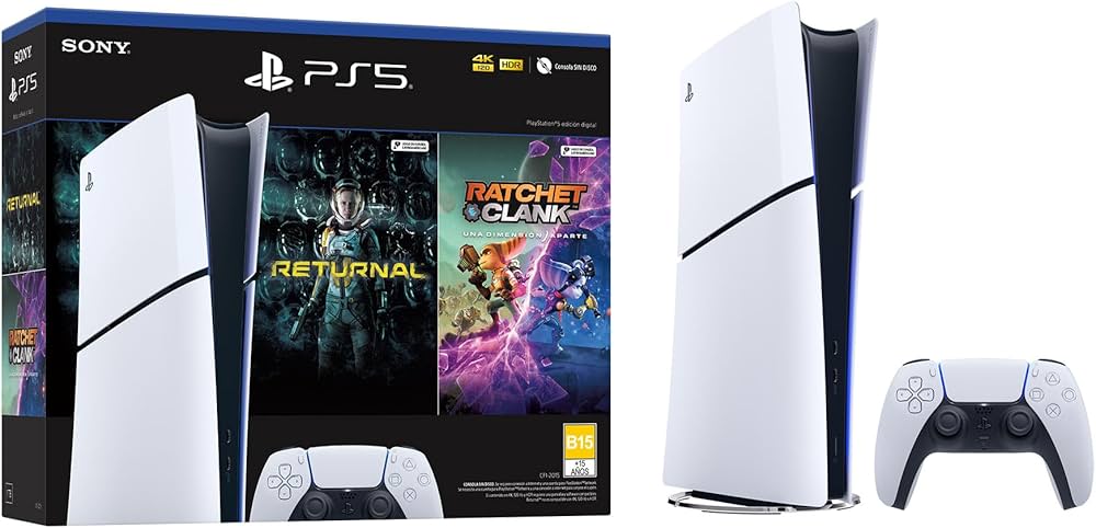 PlayStation®5 (Modelo Slim) - Pack con 2 Juegos - Digital